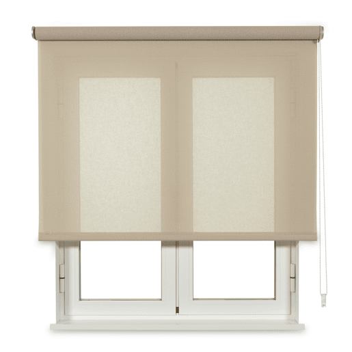Estore de Rolo TranslĂșcido Cotton Bege 75 X 250cm Estore de Rolo TranslĂșcido Cotton Bege 75 X 250cm