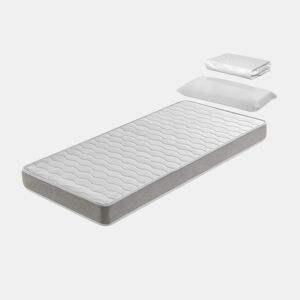 Pack APOLO Colchão 90X200 CAMA DE CRIANÇA, Altura 14 CM + 1 Almofada Viscoelástica 90x35 + 1 Protector de colchão 90x200