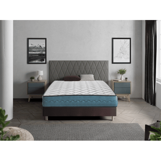 Colchão de espuma 80X200 DEO, Altura 22 CM, Adaptável, firmeza média e respirável