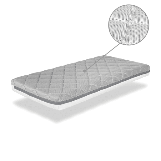 Colchão bebê CUNA 67X137 BABY AIR Altura 11 CM Removível, lavável, adaptável e respirável