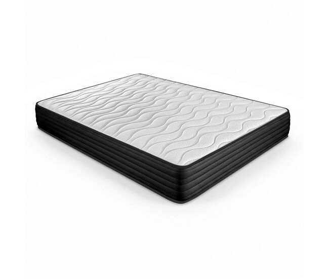 Colchón 120 x 190 viscoelástico reversible kloe, firmeza y confort, cara invierno / verano, altura 20cm