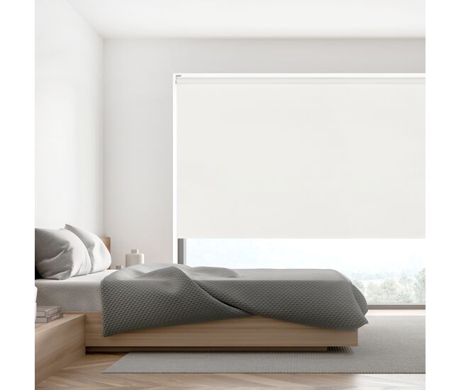 Estor enrollable opaco/oscurante/sundusk blanco 150 x 250cm