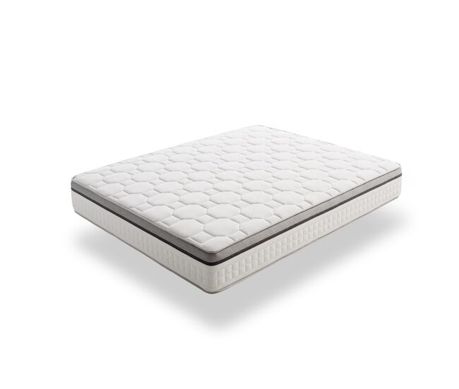Colchón muelles ensacado con viscoelástico 90x180 royal spring altura 31cm+/-2. matris