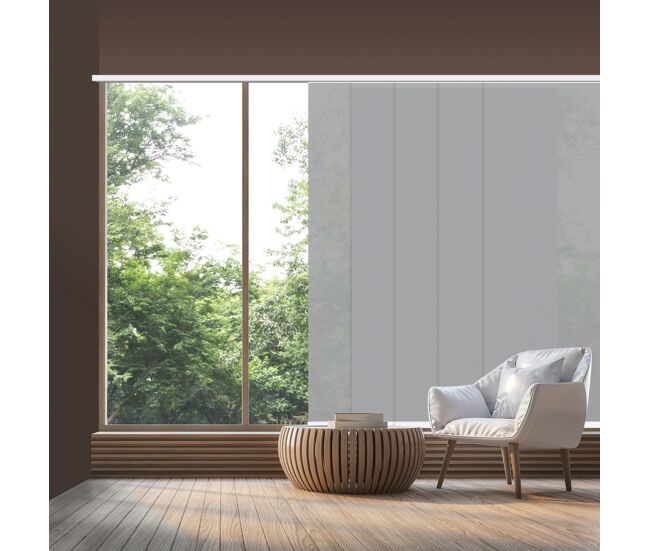 Kit panel japonés screen grado de apertura 10% perla gris 144 x 270