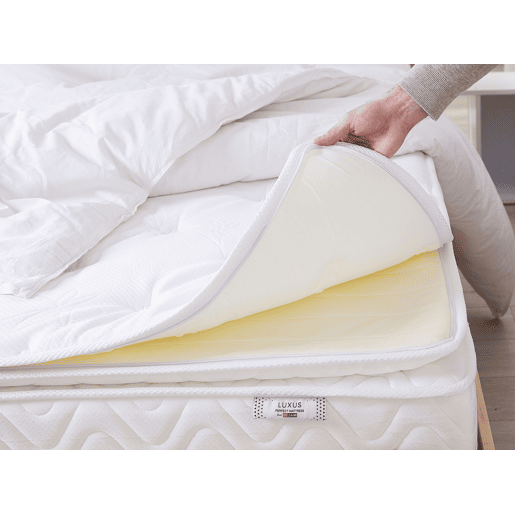 Beliani Colchão de molas ensacadas e espuma de memória LUXUS