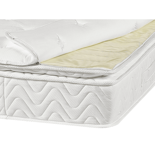 Beliani Colchão de molas ensacadas e espuma de memória LUXUS