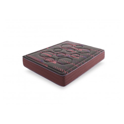 Colchão Visco Luxury GAMER EXCLUSIVE H29 - 140*180. Tecido 3D cinza de alta ventilação.
