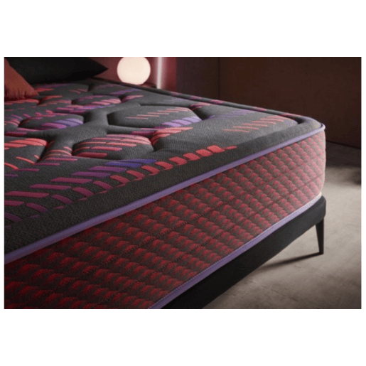 Colchão Visco Luxury GAMER EXCLUSIVE H29 - 140*180. Tecido 3D cinza de alta ventilação.