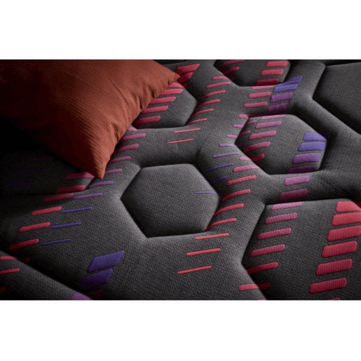 Colchão Visco Luxury GAMER EXCLUSIVE H29 - 140*180. Tecido 3D cinza de alta ventilação.