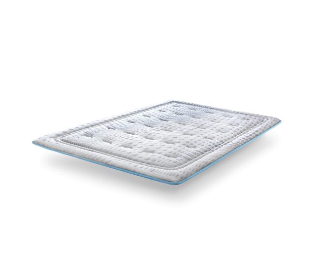 Topper viscogel blue gel confort de sonnomattress 105x190x4