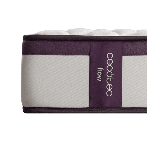 Colchão viscoelástico Cecotec ViscoSense Flow PureVital 3900 90x190. Multicamadas, 25 cm de altura, alta firmeza, núcleo