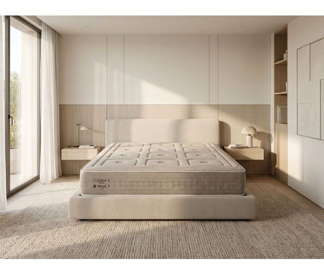 Colchón de espuma dormissimo natural organic 200x200 altura 28 cm