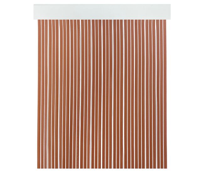 Acomoda textil - cortina interior o exterior pvc para terraza, jardín, balcón y patio. panel con barra de aluminio antimoscas e insectos fácil