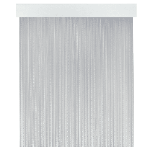 Acomoda Textil - Cortina de PVC para Interior ou Exterior para Terraço, Jardim, Varanda e Pátio. Painel com Varão de Alumínio Anti-pulgas e Insectos Fácil Instalação (Vidro, 90x210 cm).