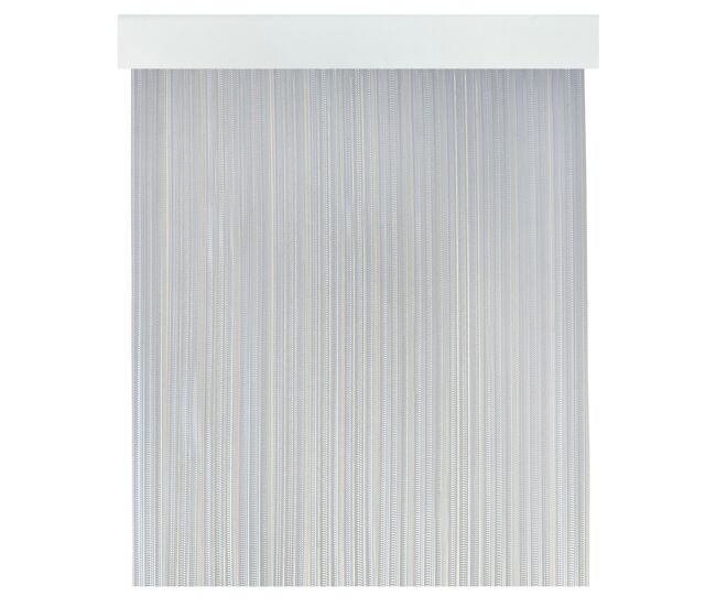 Acomoda textil - cortina interior o exterior pvc para terraza, jardín, balcón y patio. panel con barra de aluminio antimoscas e insectos fácil