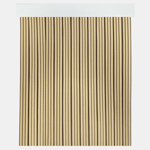 Acomoda Textil - Cortina de PVC para interior ou exterior para terraço, jardim, varanda e pátio. Painel com varão de alumínio à prova de moscas e insectos, fácil de instalar (BegeCastanho, 90x210 cm).
