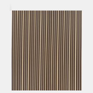 Acomoda Textil - Cortina de PVC para interior ou exterior para Terraço, Jardim, Varanda e Pátio. Painel com varão de alumínio à prova de moscas e insectos (CastanhoBege, 120x210 cm).