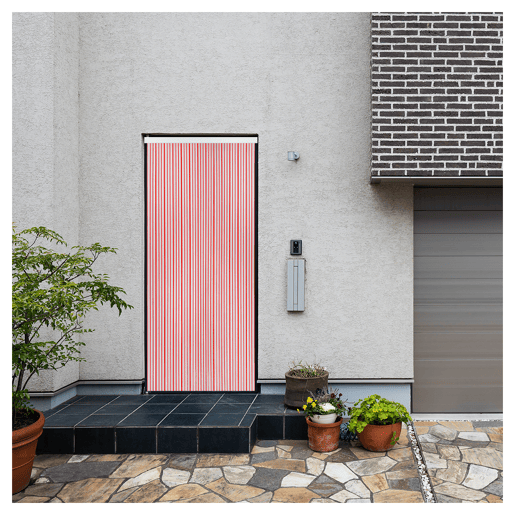 Acomoda Textil - Cortina de PVC para interior ou exterior para Terraço, Jardim, Varanda e Pátio. Painel de Controlo de Moscas e Insectos em Alumínio com Varão de Alumínio (VermelhoTransparente, 120x210 cm). Acomoda Textil - Cortina de PVC para interior ou exterior para Terraço, Jardim, Varanda e Pátio. Painel de Controlo de Moscas e Insectos em Alumínio com Varão de Alumínio (VermelhoTransparente, 120x210 cm).
