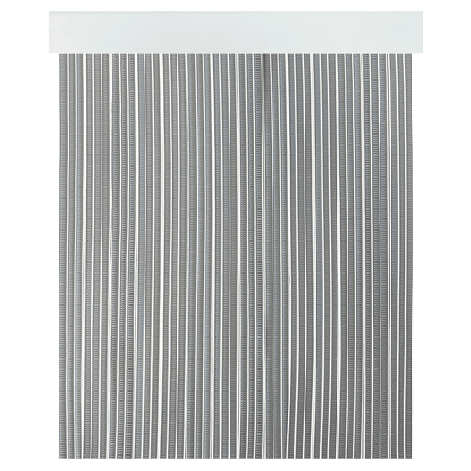 Acomoda Textil - Cortina de PVC para interior ou exterior para terraço, jardim, varanda e pátio. Painel com varão de alumínio à prova de moscas e insectos para uma instalação fácil (CinzentoBranco, 120x210 cm). Acomoda Textil - Cortina de PVC para interior ou exterior para terraço, jardim, varanda e pátio. Painel com varão de alumínio à prova de moscas e insectos para uma instalação fácil (CinzentoBranco, 120x210 cm).