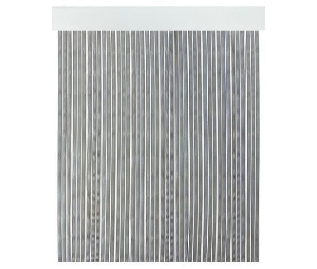 Acomoda textil - cortina interior o exterior pvc para terraza, jardín, balcón y patio. panel con barra de aluminio antimoscas e insectos fácil