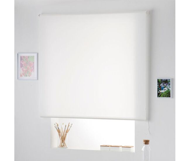 Estor translúcido naturals blanco 160 x 250 cm