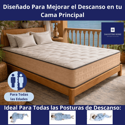 Colchão DAGOSTINO HOME viscoelastico exclusivo (Altura: 25 Gama Alta)