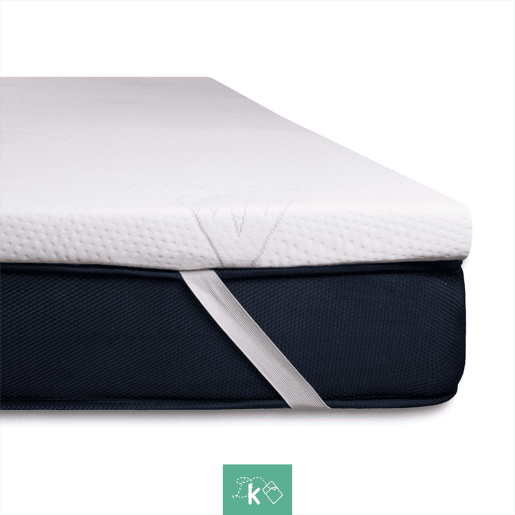 Topper 90 x 190 cm Colchão de espuma de firmeza suave com 3 cm de espessura