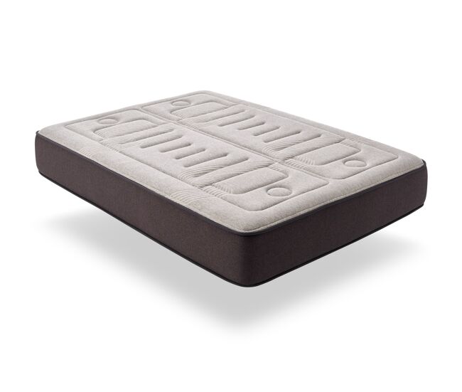 Colchón jupiter 160x200 cm - gel memory foam hr - soporte blue latex - muy grueso 30 cm, 7 zones, termorregulador - reversible cara invierno/verano