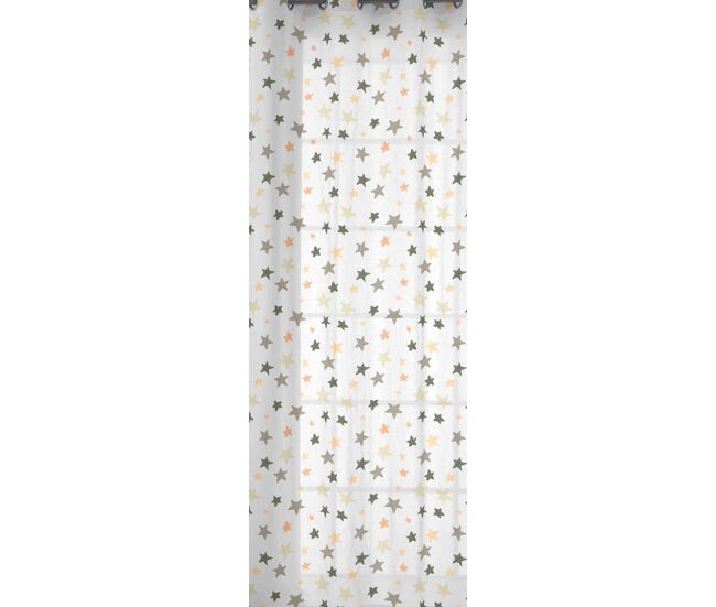 Cortina con ojales estrella cool kids 140x260 cm